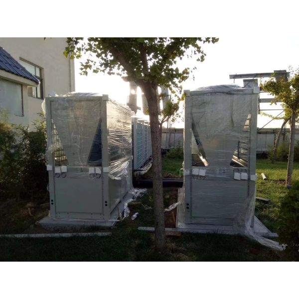 Воздух квартиры 72КВ гостиницы для того чтобы намочить тепловой насос нагревая & охлаждая нагреватель воды РоХС теплового насоса управлением ВИФИ