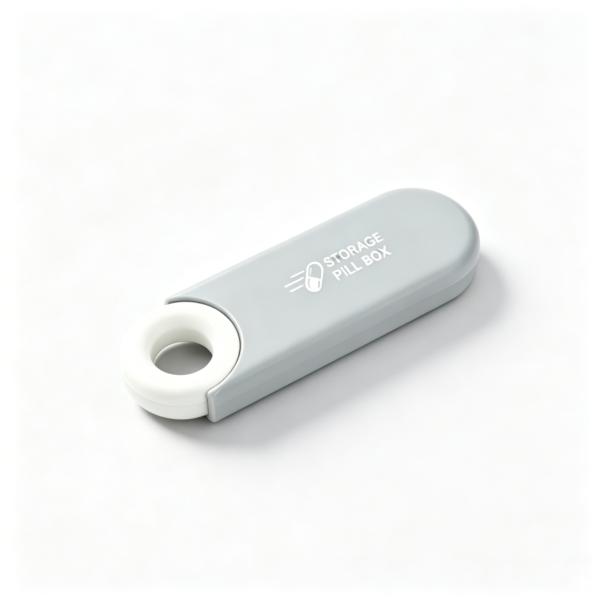 New Style Hot Selling Capsule Type Travel Pill Storage Box Flip Top case Pills Box Mini Plastic Box