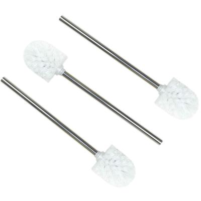 304 stainless steel Toilet Brush And Holder White Brush Head Effective Clean