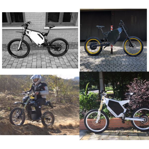 Water Proof Aluminum Electric Bike Hub Motor Rear 4000W V3 100KPH