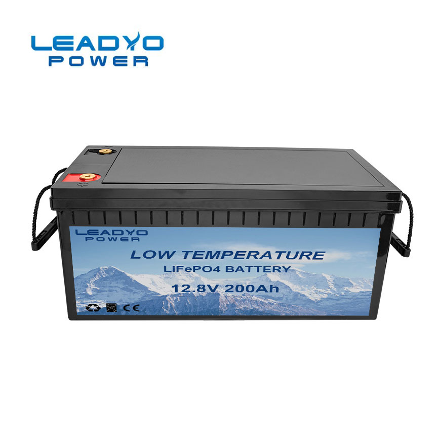 Батарея батареи 12V 200Ah Lifepo4 низкой температуры LiFePO4 LEADYO