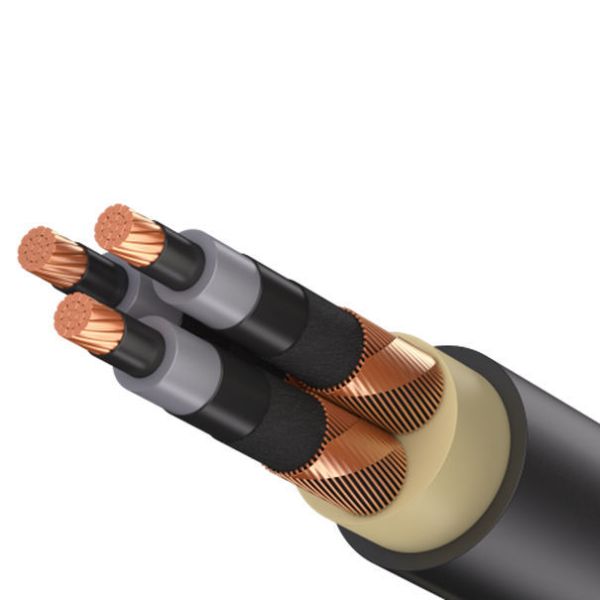 Low Smoke Halogen Free Flame Retardant XLPE Insulated Shielded Power Cable 3x150/25mm2 for Industrial Power Transmission