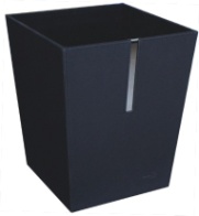Durable Hotel Waste Bins with Double Layer Metal Inner Bin and PU Leather Cover Offering Neat Design and Easy Maintenance
