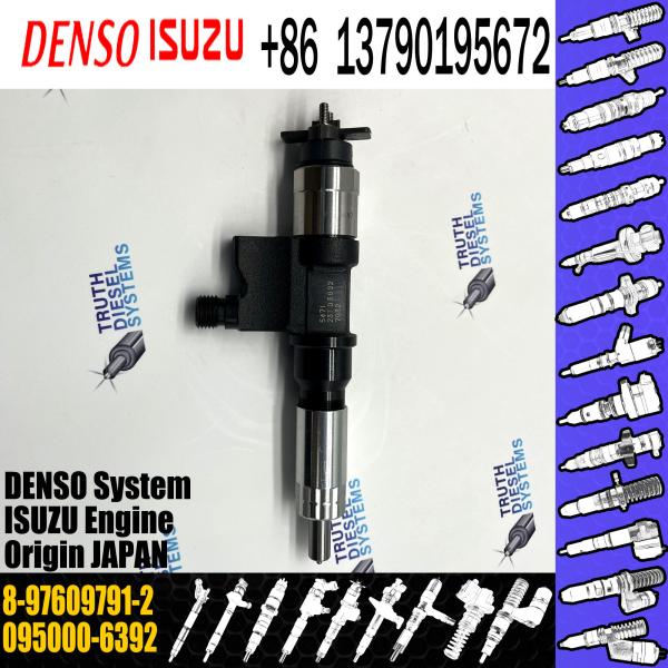 New Common Rail Fuel Injector Assembly 095000-6392 095000-6390 095000-6395 095000-6393 8-97609791-2 For ISUZU