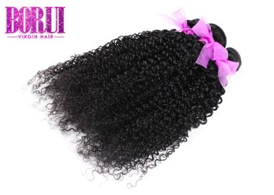 Cutícula encaracolado perverso não processada da peruca malaia natural do cabelo humano da cor alinhada
