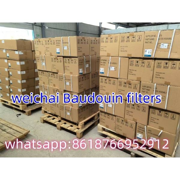Genuine 1008091644 Fuel filter used in Weichai 16GZPD33 diesel engine truck usage