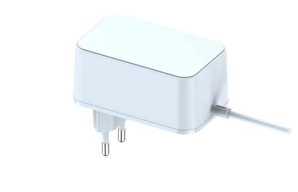 5〜45ワットの壁掛け電源アダプタ 5〜24v 0.5-3a 白か黒