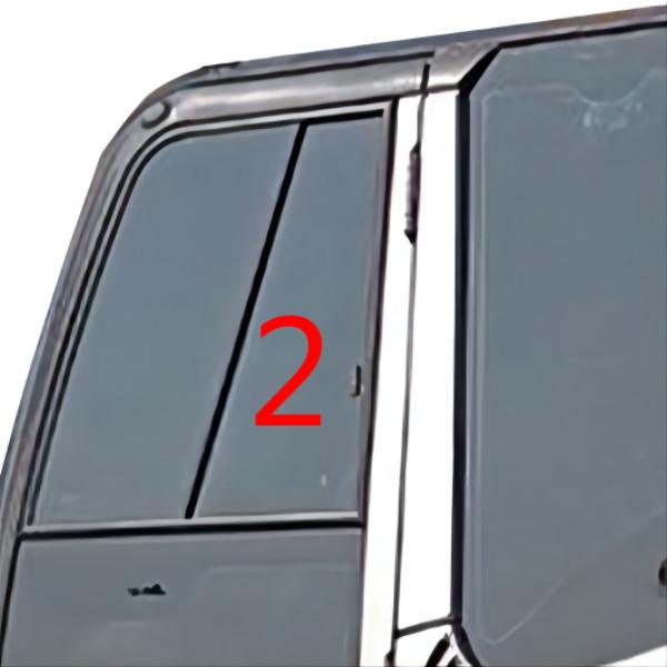 Máquina escavadora reta Glass Replacement da porta esquerda da posição 4mm densamente
