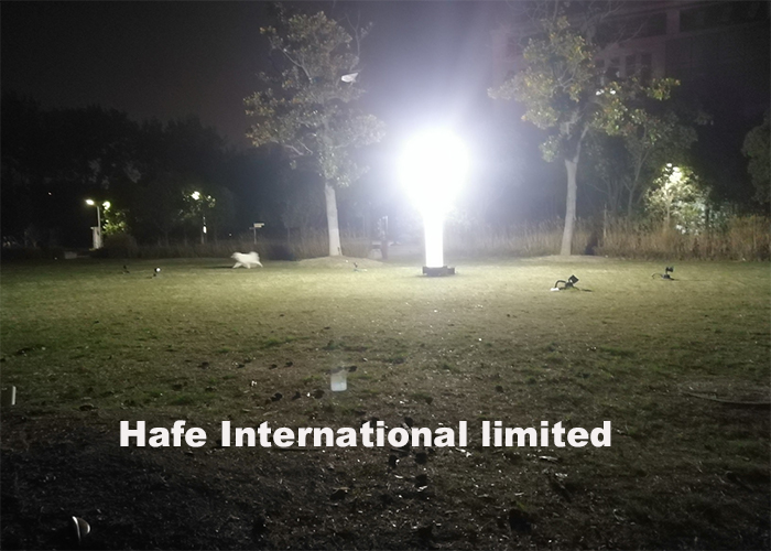 Industry Metal Halide Inflatable Lighting Tower 1000w 110,000 L/Min For Tourist Sight Use