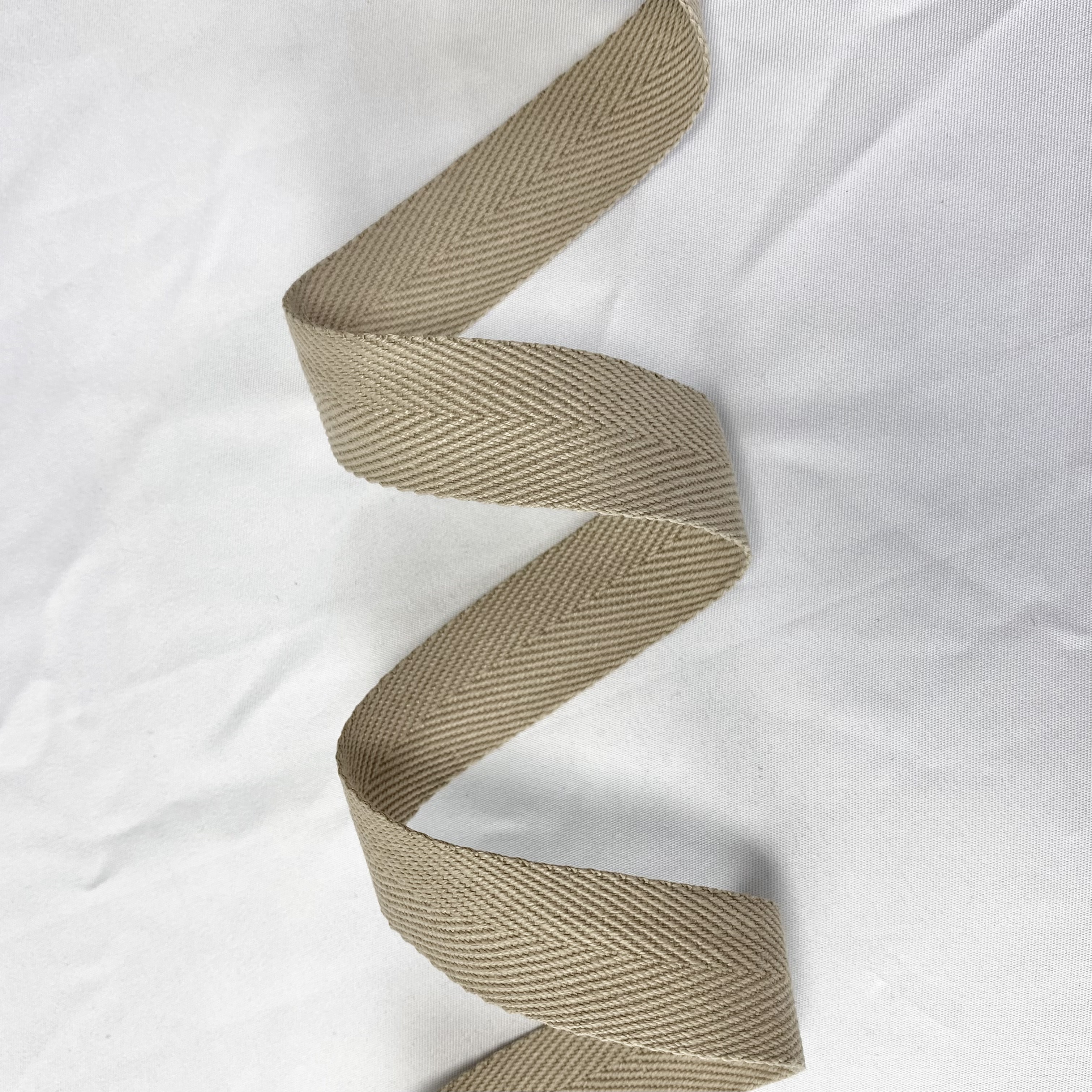 Herringbone polyester-cotton webbing Various colors Backpack strap Belt Handbag strap