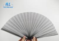 Anti- poids léger matériel de polyester escamotable d'écran d'insecte de plissé de moustique