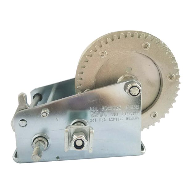 SGS Approval Heavy Duty Hand Winch With Brake Galvanized Carbon Steel Material