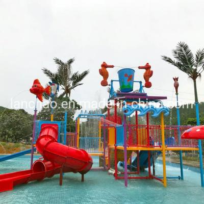 Parque aquático ao ar livre ecológico Certificado ISO9001 Design colorido
