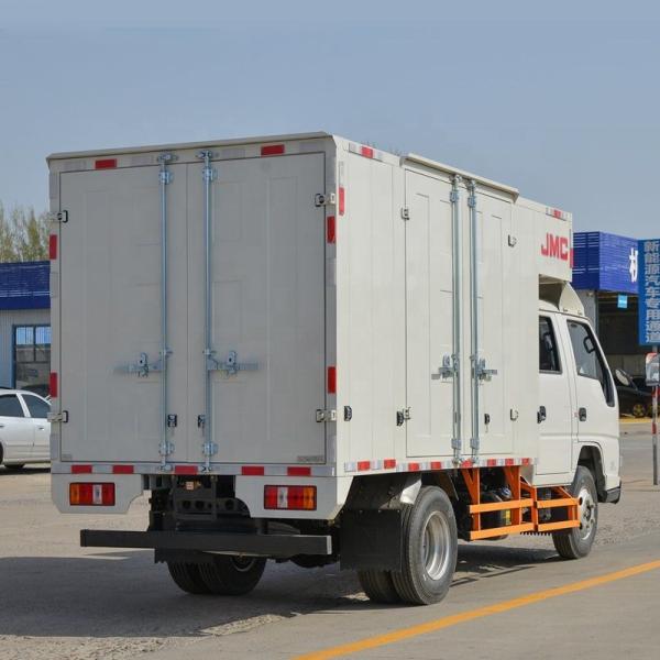 White 4x2 JMc Motor Cargo Delivery Truck Freight Logistics Truck 100KM/h