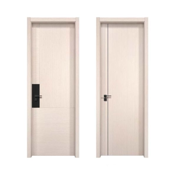 Luxury Cherry Interior Swinging Wooden Flush Door 18mm MFC