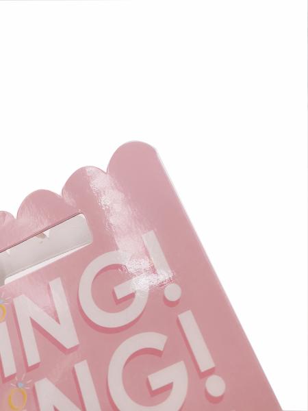 OPP Custom Logo Pink Paper Shopping Bags CMYK Pantone Printing For Clothing Carrier 4C