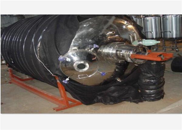 SUS316L / SUS304 Milk Mixing Tank Production Line Steam Heating Insulation OEM Available