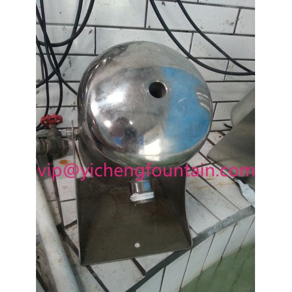 Rainbow Laminar Jet Water Fountain Equipment With LED Light Make Walking Tunnel