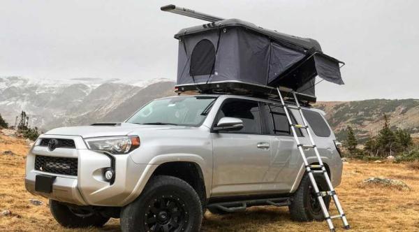 ABS Hard Lid Roof Top Tent Automobile Accessories For 2 Person Camping Parts Pop
