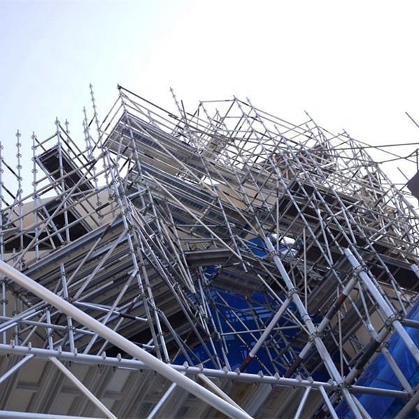 50Échafaudage en alliage d'aluminium de diamètre.8 mm léger pour l'ingénierie complexe