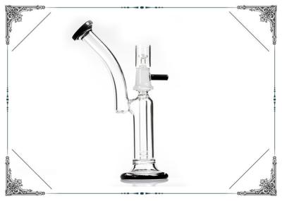 7 Inches 4 Slit Perc Dab Oil Rig Mini Smoking Water Pipes Hand Blown