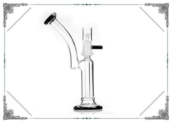 7 Inches 4 Slit Perc Dab Oil Rig Mini Smoking Water Pipes Hand Blown