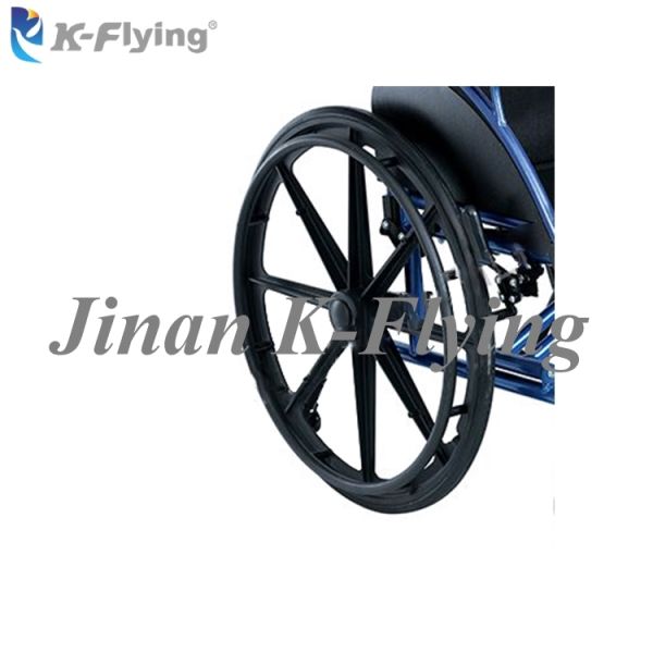 Walking Assist Height Adjustable Lightweight Wheelchair Foldable Disabled Elderly