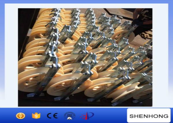 ISO Stringing Big Size Conductor Wire Rope Drive Pulley 110MM Sheave Width