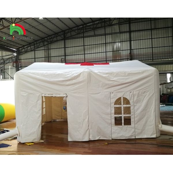 White Large Outdoor Blow Up Wedding Party LED Light Camping Inflatable Outdoor Events Tent