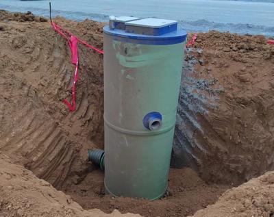 100m3/H Frp Rain Water Sewage Prefab Pump Stations Integrated Lifting Pump Station