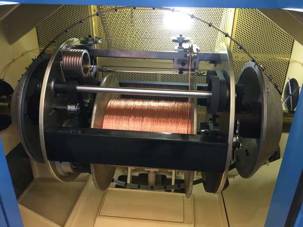 2000 Rpm 19pcs Copper Wire Twisting Machine Punching Synchronous 0.16mm - 0.64mm