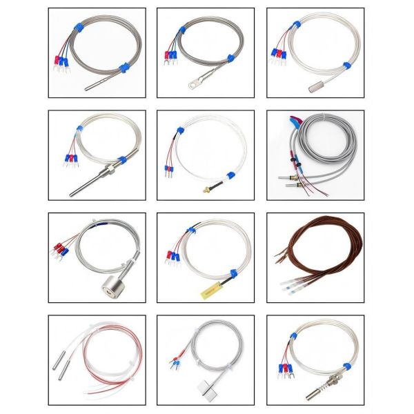 Factory customized PT100 temperature sensor, industrial temperature probe, high-precision and high-temperature resistant PT1000 platinum resistor