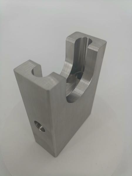 High Precision Cnc Machining Large Parts Padlock Body Satin Nickel Plated