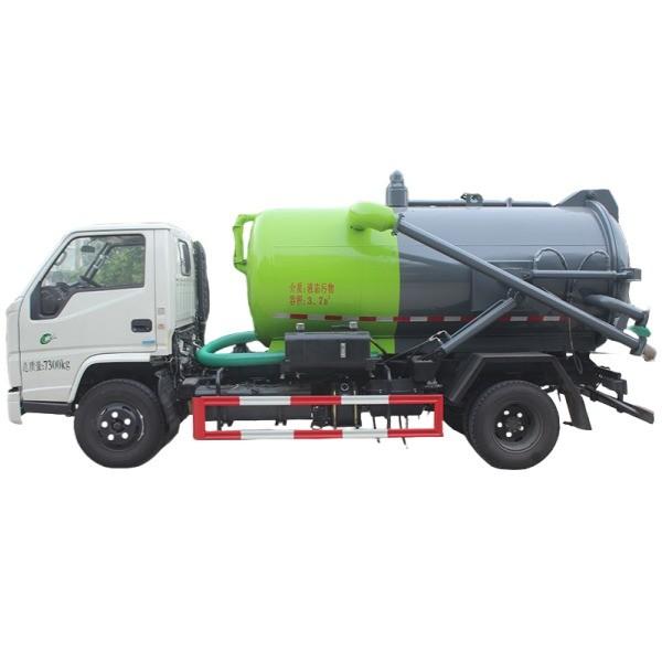 JMC 3.7CBM Small Mini Fecal Suction Truck Vacuum Septic Tank Pump Truck