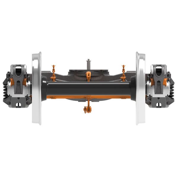 5.2T Tare Weight Railway Bogie , Railroad Train Bogie 1800mm Wheel Base