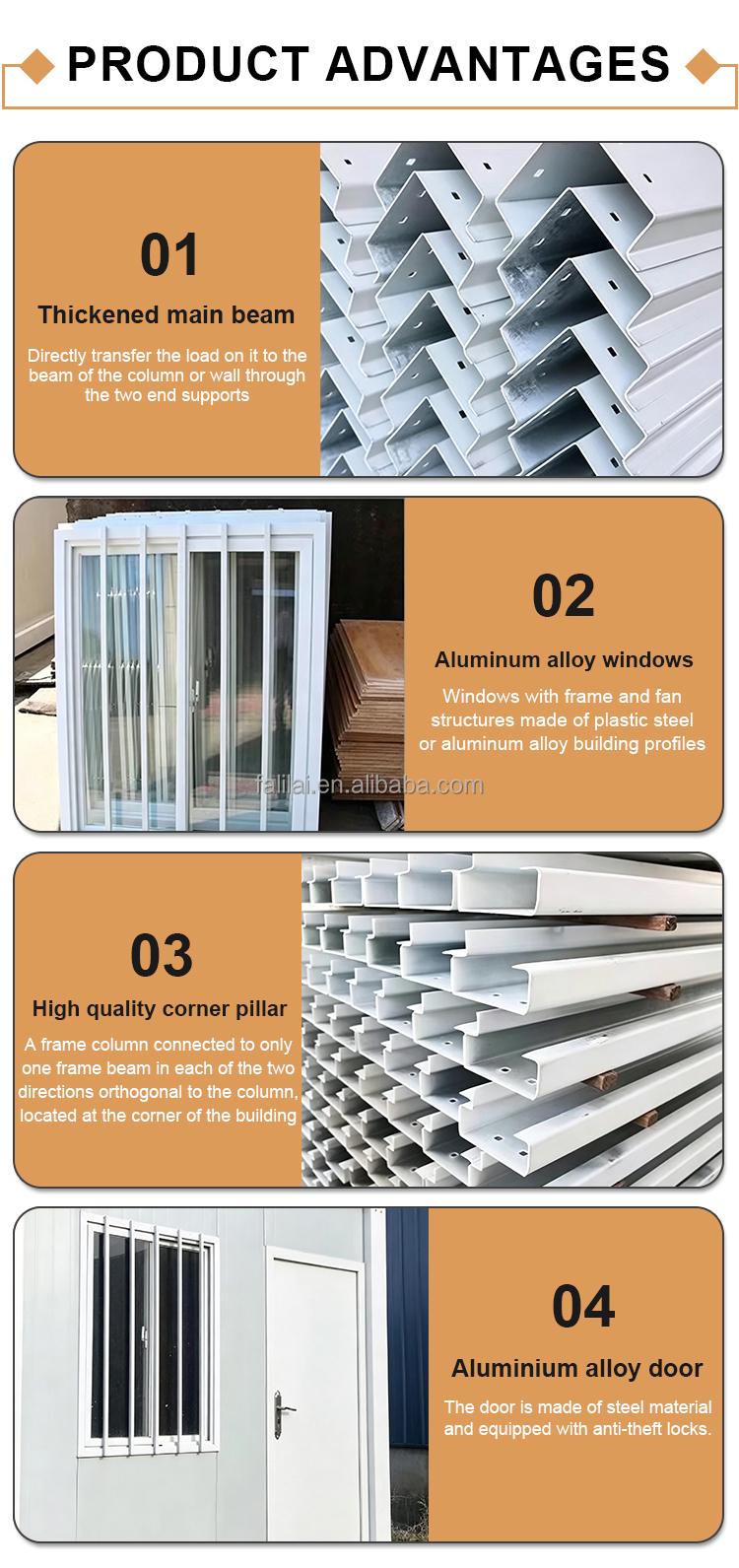 Modular Combined Detachable Container House Two Layer Design Lower Garage Upper Office Prefabricated Flat Pack Building for Site