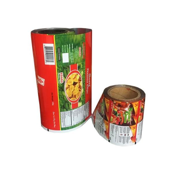 Customized Printed Aluminum Foil Laminated Roll Film Plastic Puffs Food Popcorn Potato Chips Packaging Bag