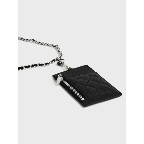 Popular PU Leather Card Holders With Lanyard Promotion Gift Customized Brand