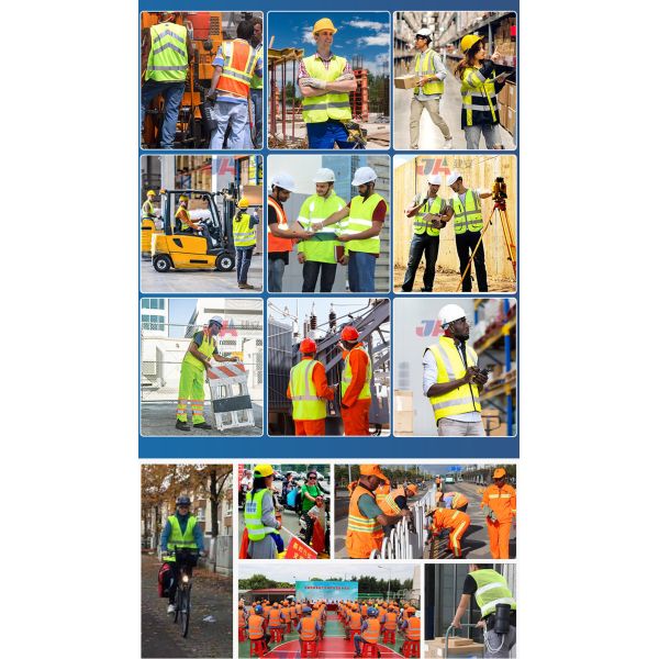 OEM отражающий жилет высокой видимости для безопасности строительства