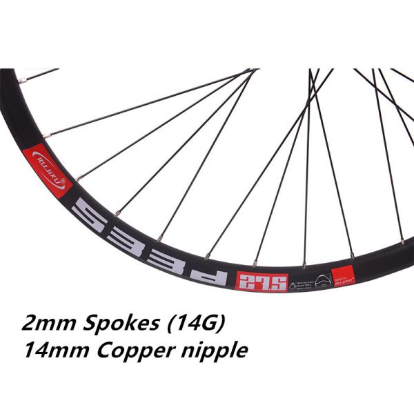 Aluminium Alloy Rim 26 Inch Bicycle Wheelset 32H Waterproof Long Lasting