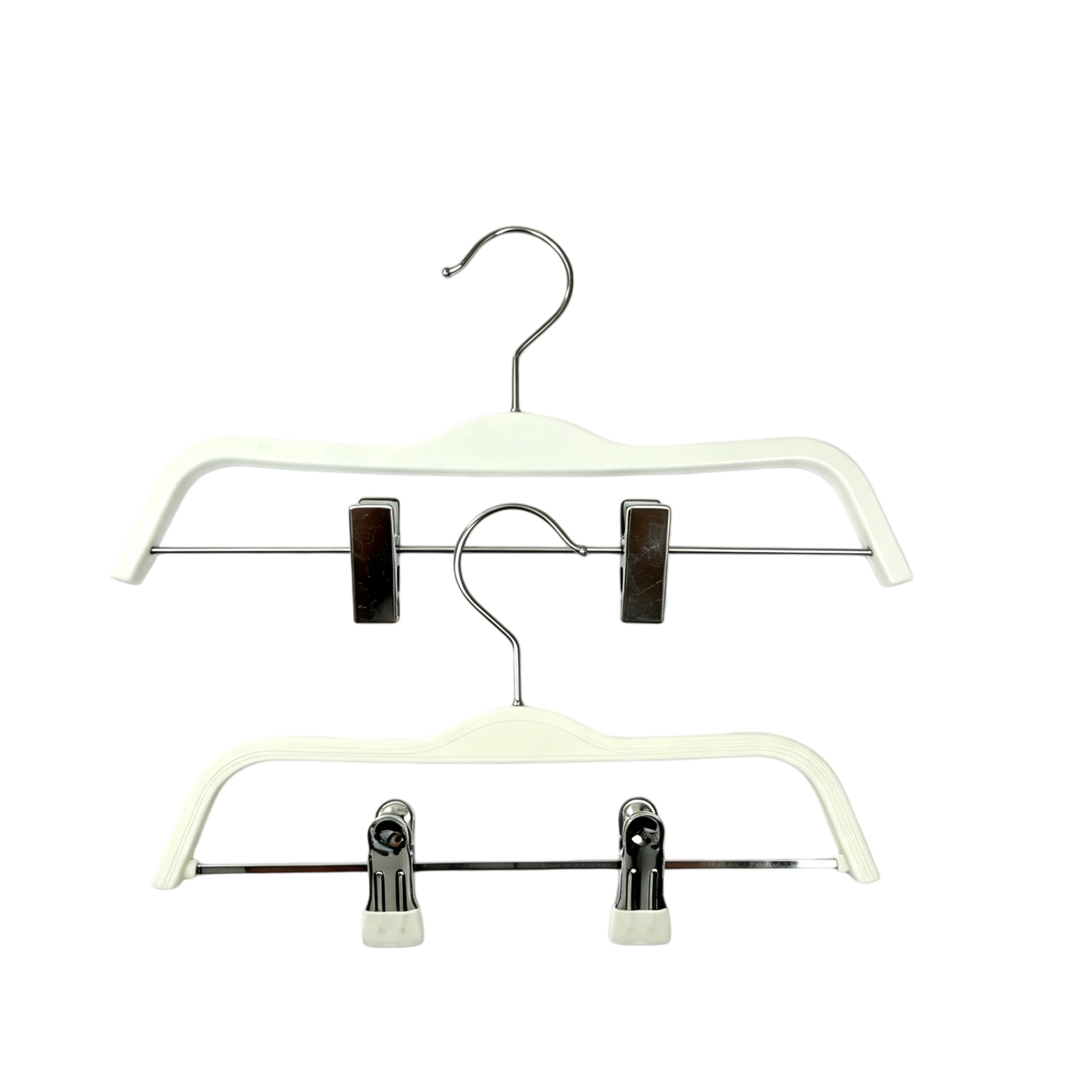 Thickened non-slip mark-free children's plastic trouser hangers for clothing stores in various sizes