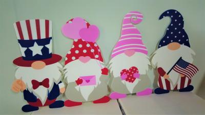 DCS-001 Christmas Wall Decorations Indoor Flexo Cute Signboard
