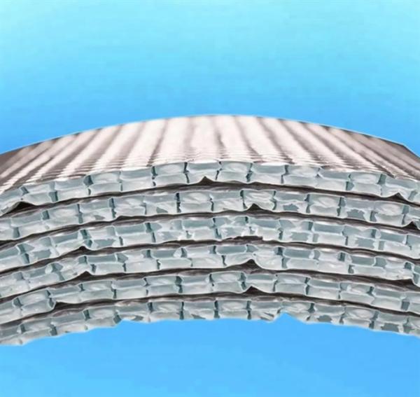 Customized 4 Layers Bubble Foil Insulation Pipe Wrap With 12mm Thickness