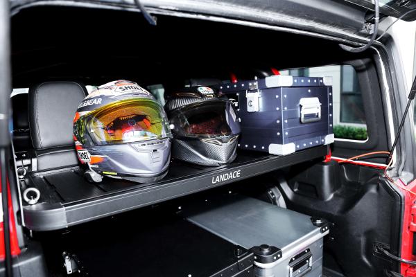 Upgrade Your Jeep Wrangler JL JK with this Black Storage Shelf Easy to Install