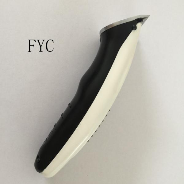 White Low Noise Mens Rechargeable Hair Clippers Charge Light EMC RoHS Certification