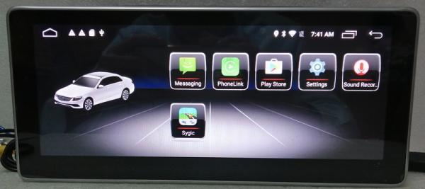 Ouchuangbo android 7.1 car audio gps navi for Benz B Class W246 2012-2015 support BT aux USB 10.25 inch 8 core