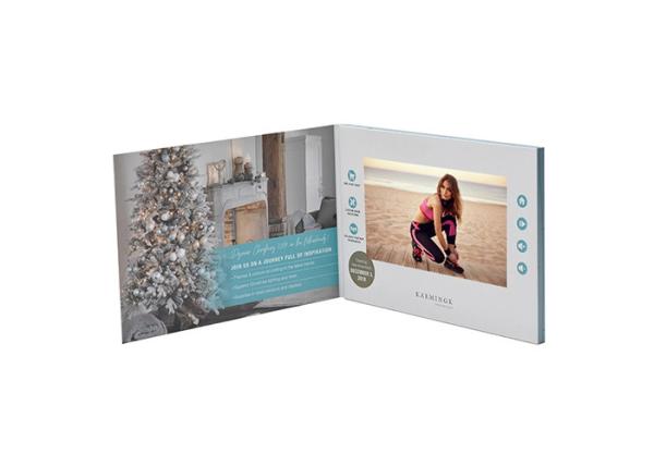 Promotional CMYK Digital Video Greeting Card For Presentation With 1G / 2G Memory
