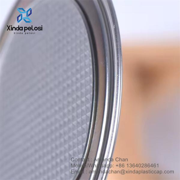 Aluminum Can Foil Seal Lid Aluminum Foil Lid Easy Peel Off Lid For Dry Food