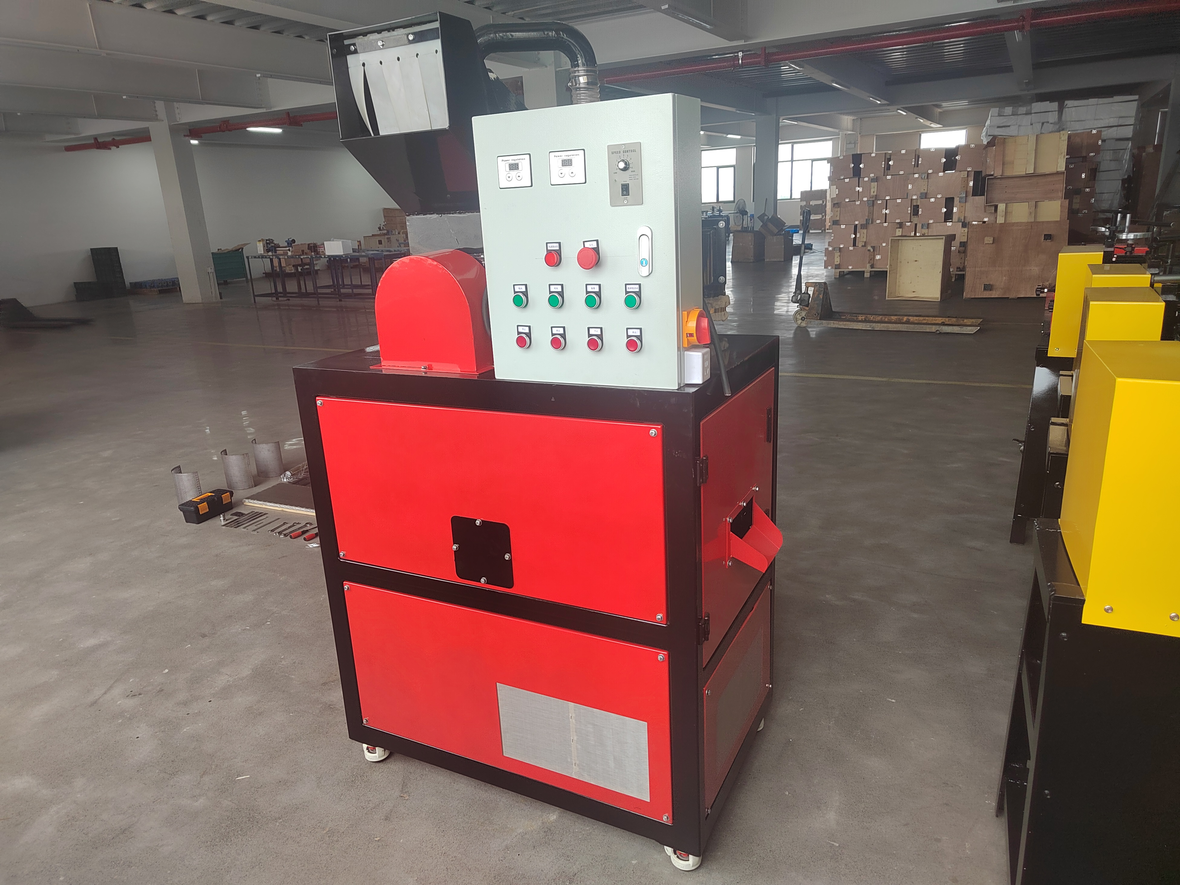 50-80 kg/H Copper Wire Granulator Machine 5.7kw Power 380 Voltage