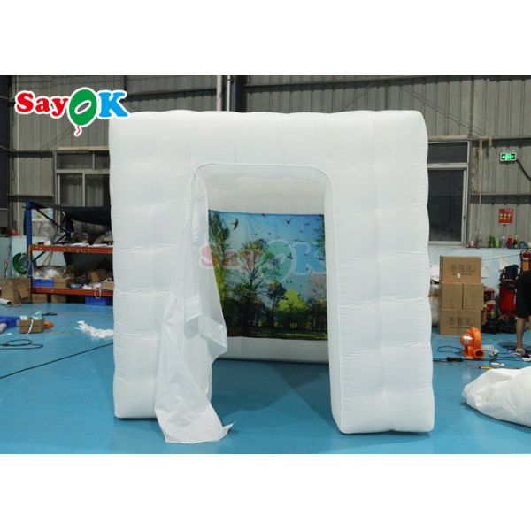 Led Light Inflatable Marquee Tent Children Inflatable Cube Party Nightclub Tent Small Tent